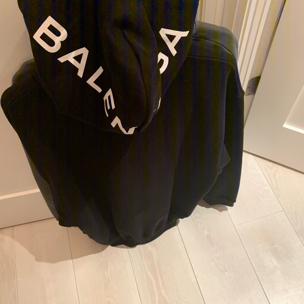 Balenciaga hoodie black AUTHENTIC